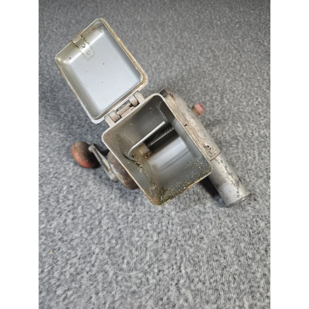 Antique Handheld Crank Handled Seeder From 1920's Handle Broken Off